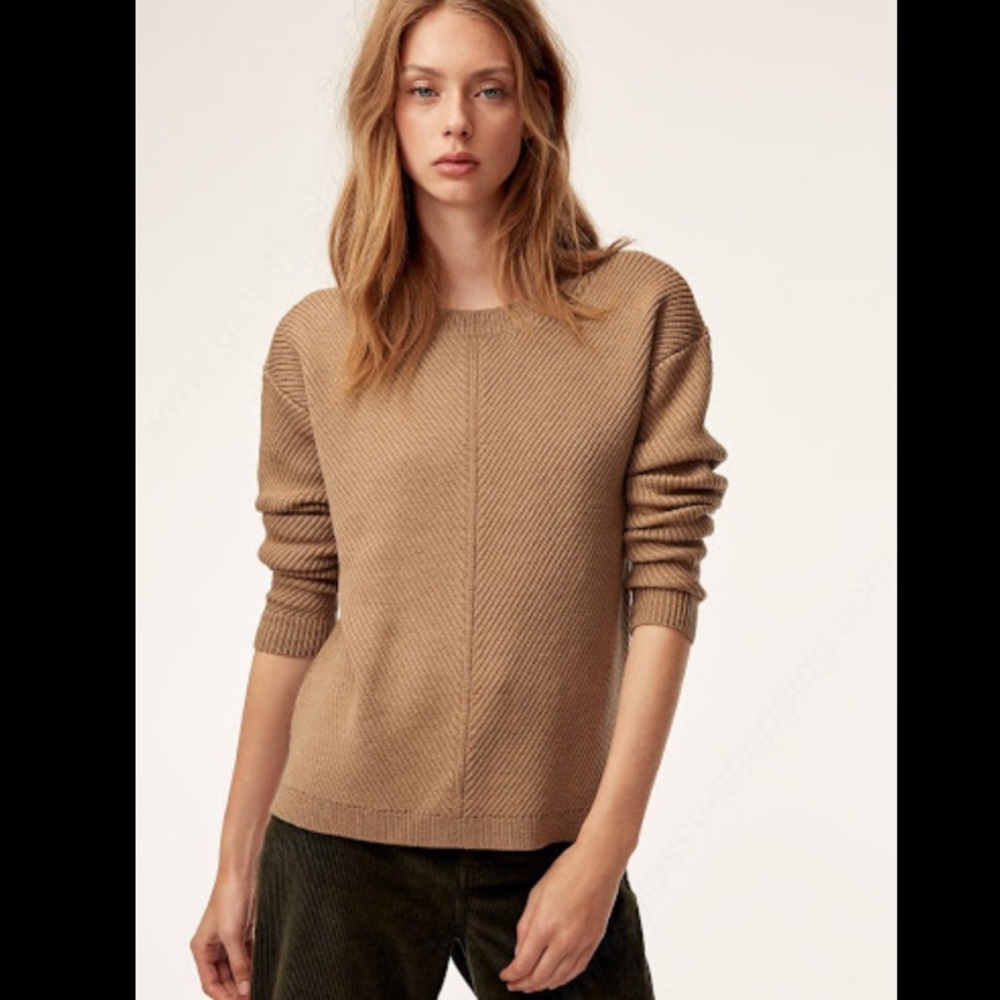 Aritzia Wilfred Free Isabelli Merino Wool Sweater